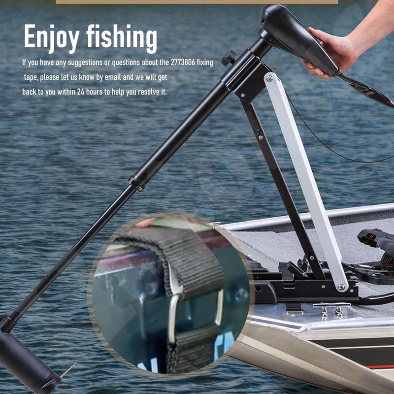 Haiouus 2773806 Strap Hold Down Replacement Compatible With Minn Kota Trolling Motor Strap, 33" Hold Down Strap for Minn Kota Fortrex, Powerdrive, Ultex Trolling Motor - Image 3